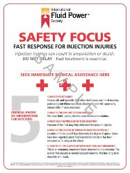 Picture of Fluid Injection Safety Poster 24" x 36"
